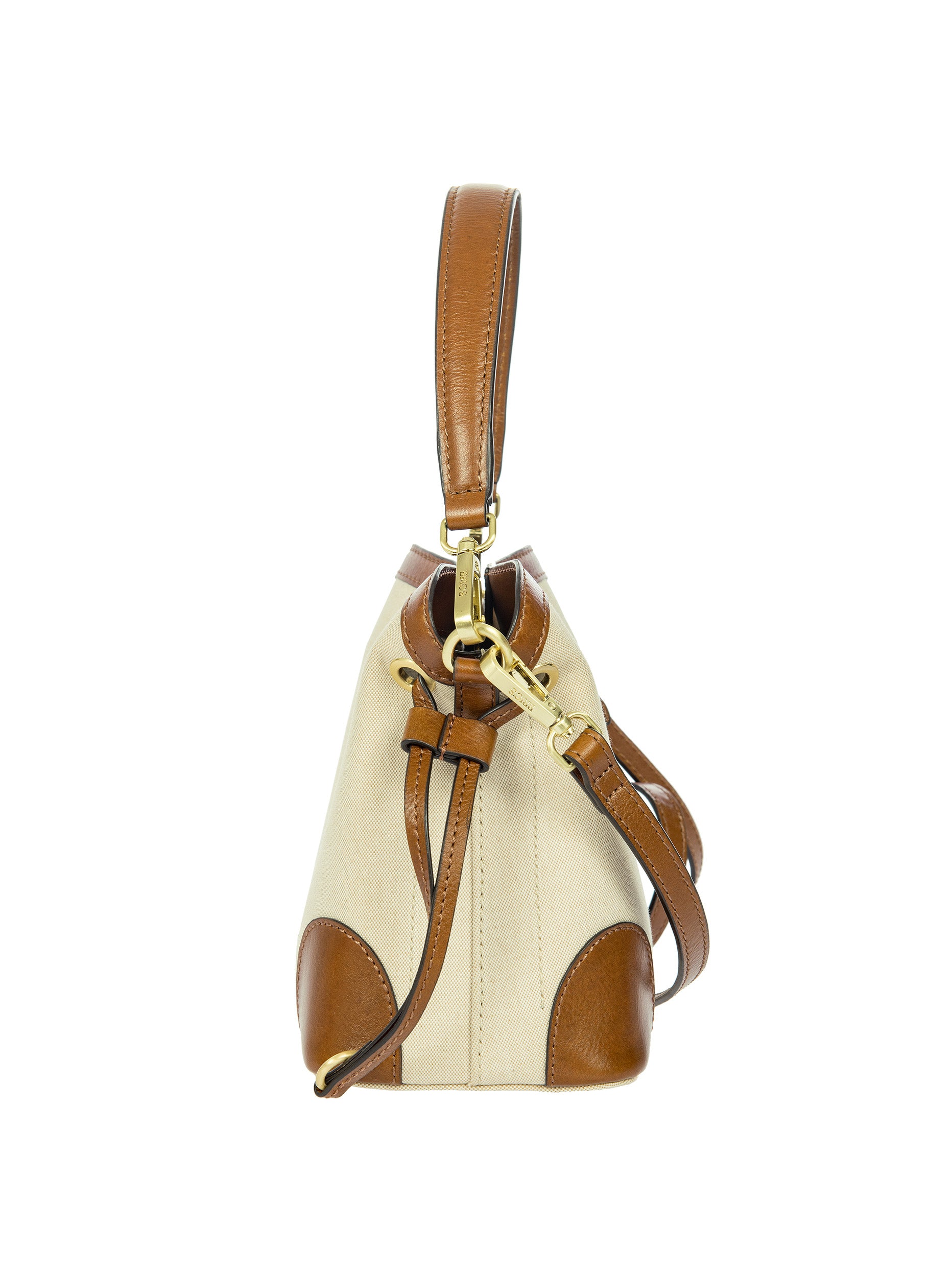 bric-s-milano-volterra-trama-sac-seau-cuir-et-canvas image 4