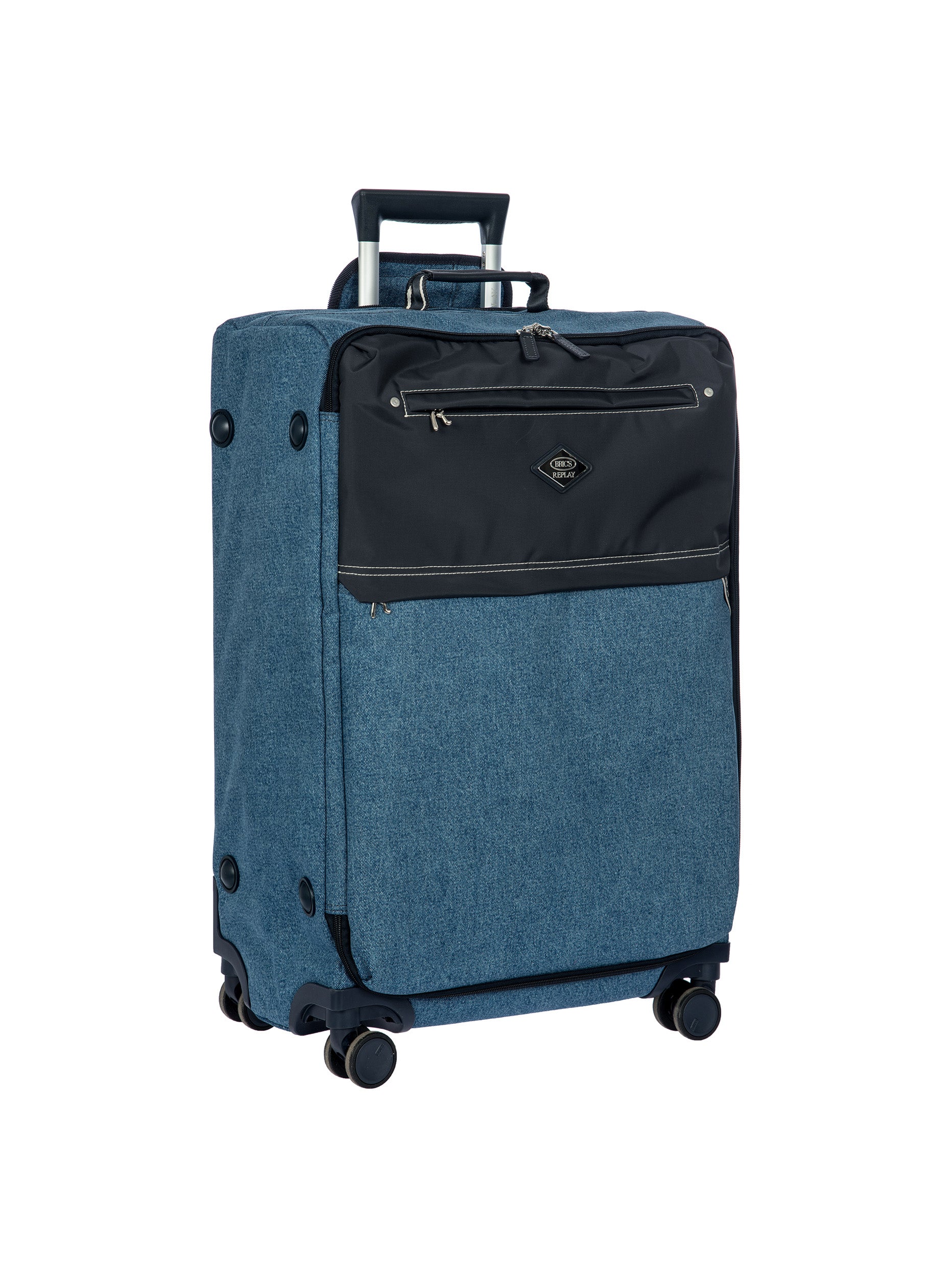 bric-s-milano-replay-trolley-moyen-denim-tanche image 2