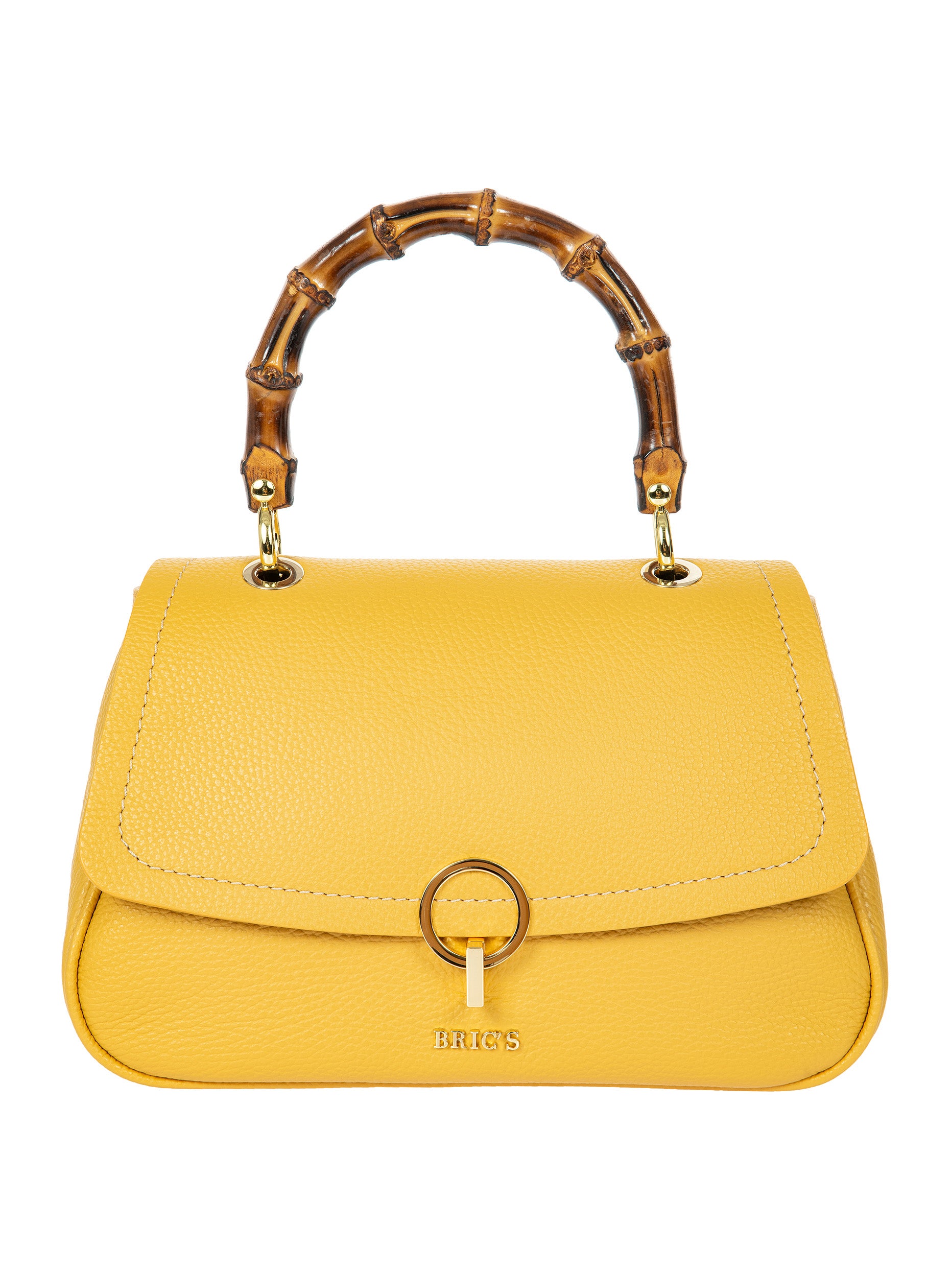 bric-s-milano-gondola-girasole-sac-main-cuir-bambou image 6