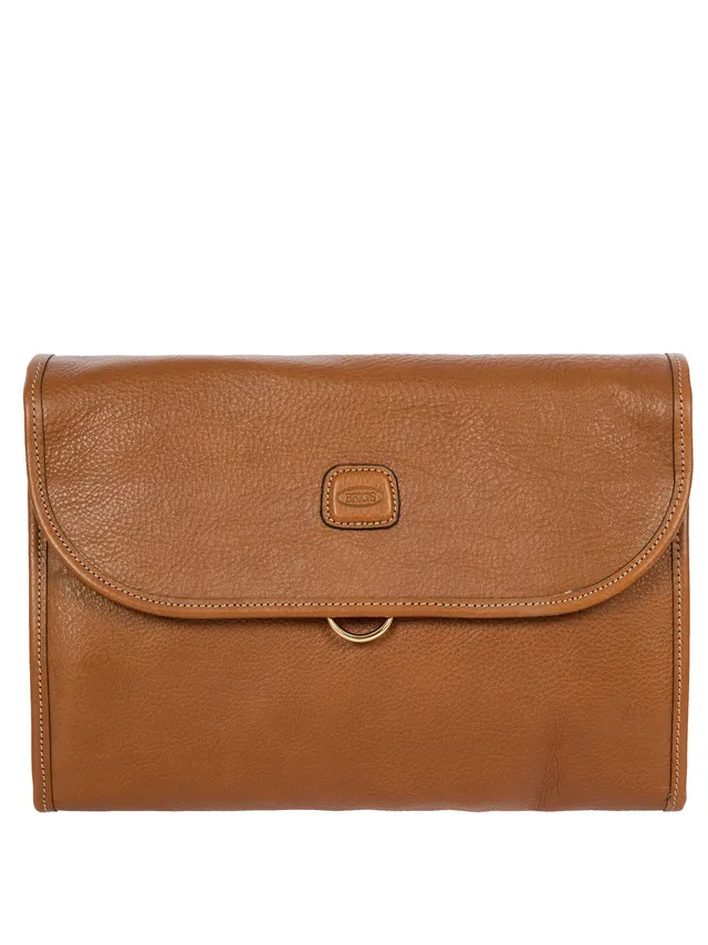 bric-s-milano-beauty-case-tri-fold-life-pelle-trousse-cuir image 1