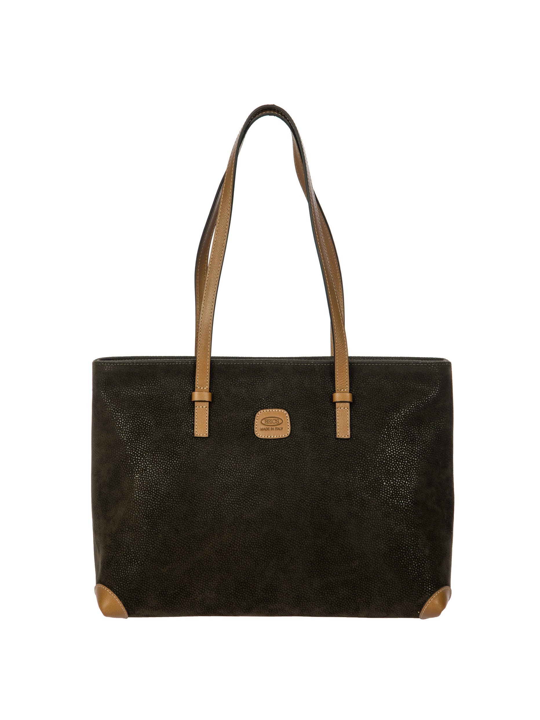 bric-s-life-vittoria-borsa-tote-effet-daim image 1
