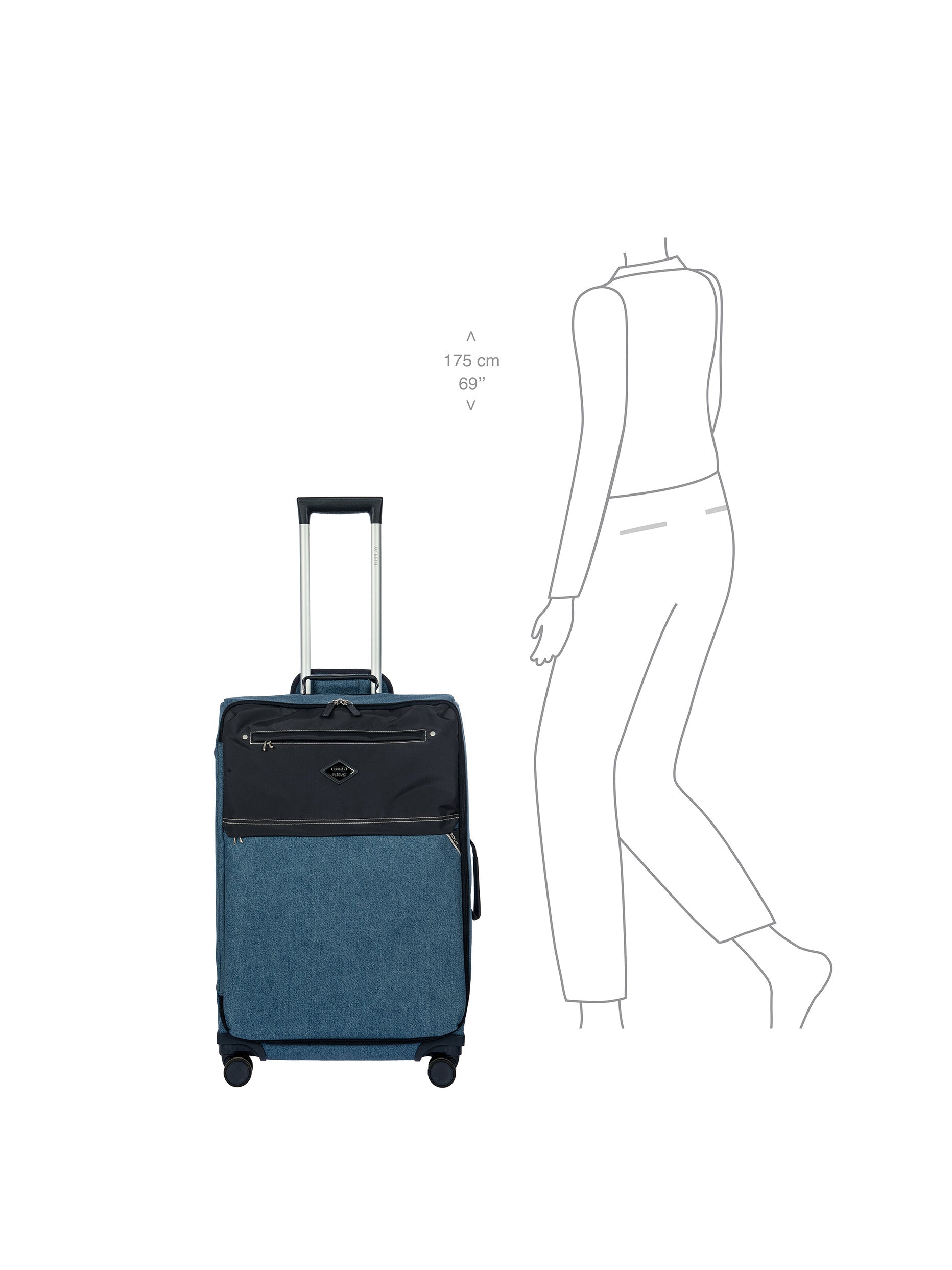 bric-s-milano-replay-trolley-moyen-denim-tanche image 8