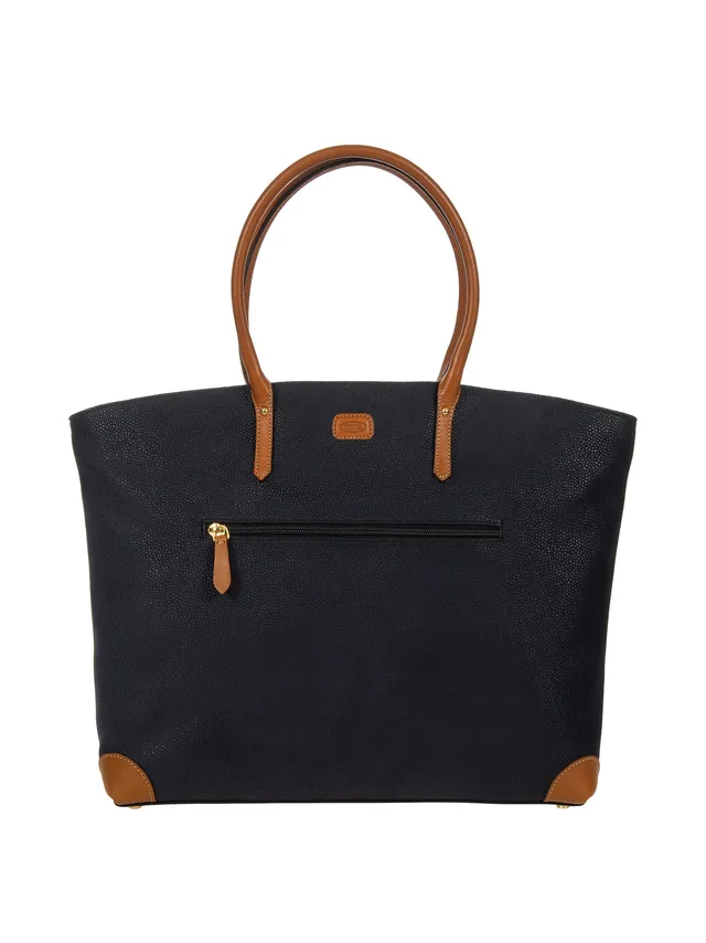 bric-s-milano-life-sac-cabas-femme-effet-daim-cuir image 1