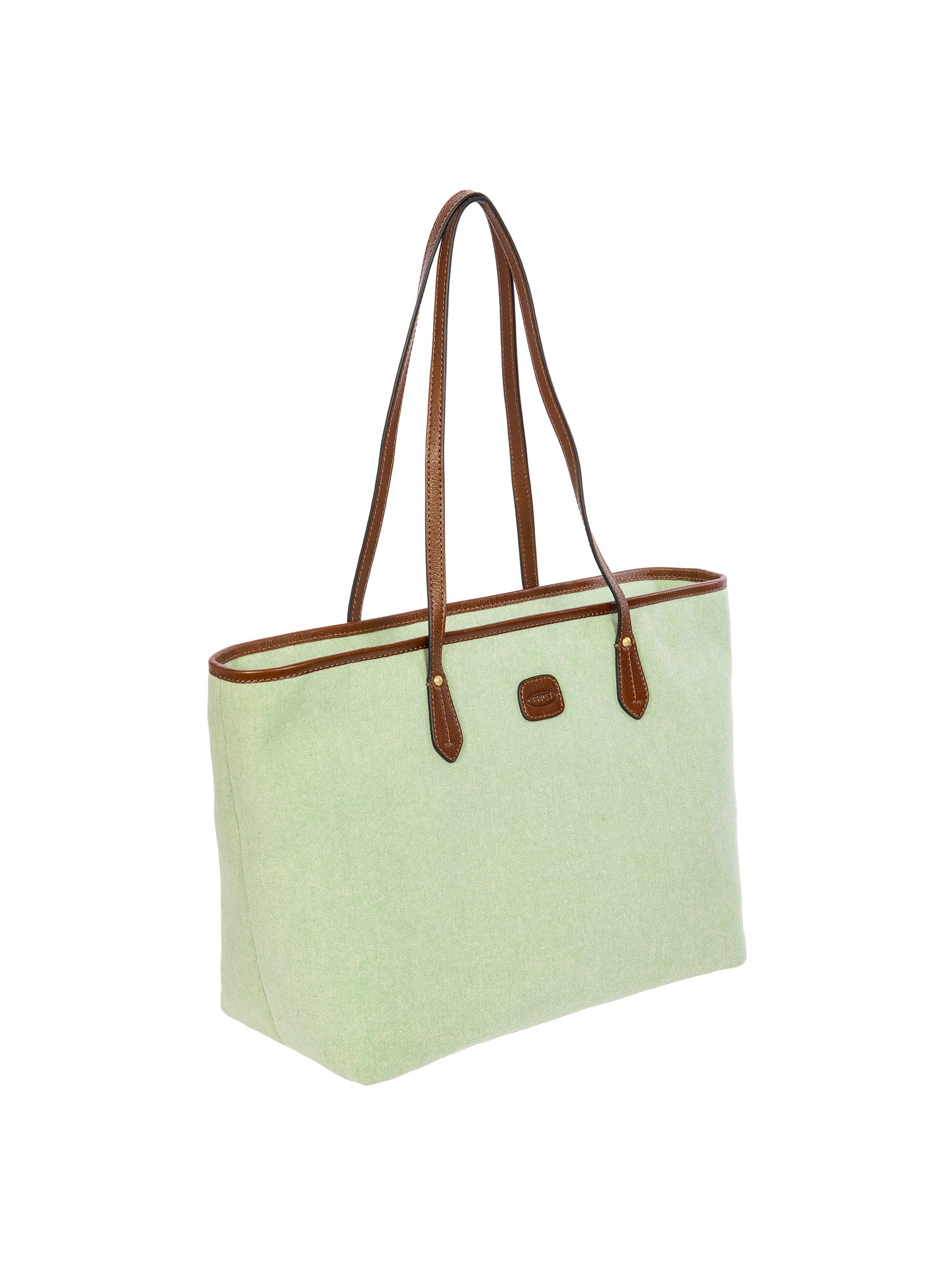 bric-s-milano-volterra-trama-borsa-shopping-grande-cuir-et-canvas-antigoutte image 2
