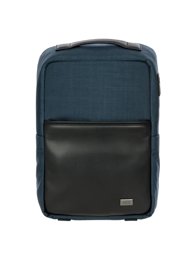 bric-s-milano-monza-zaino-xs-bureau-cuir-nylon-avec-usb image 1