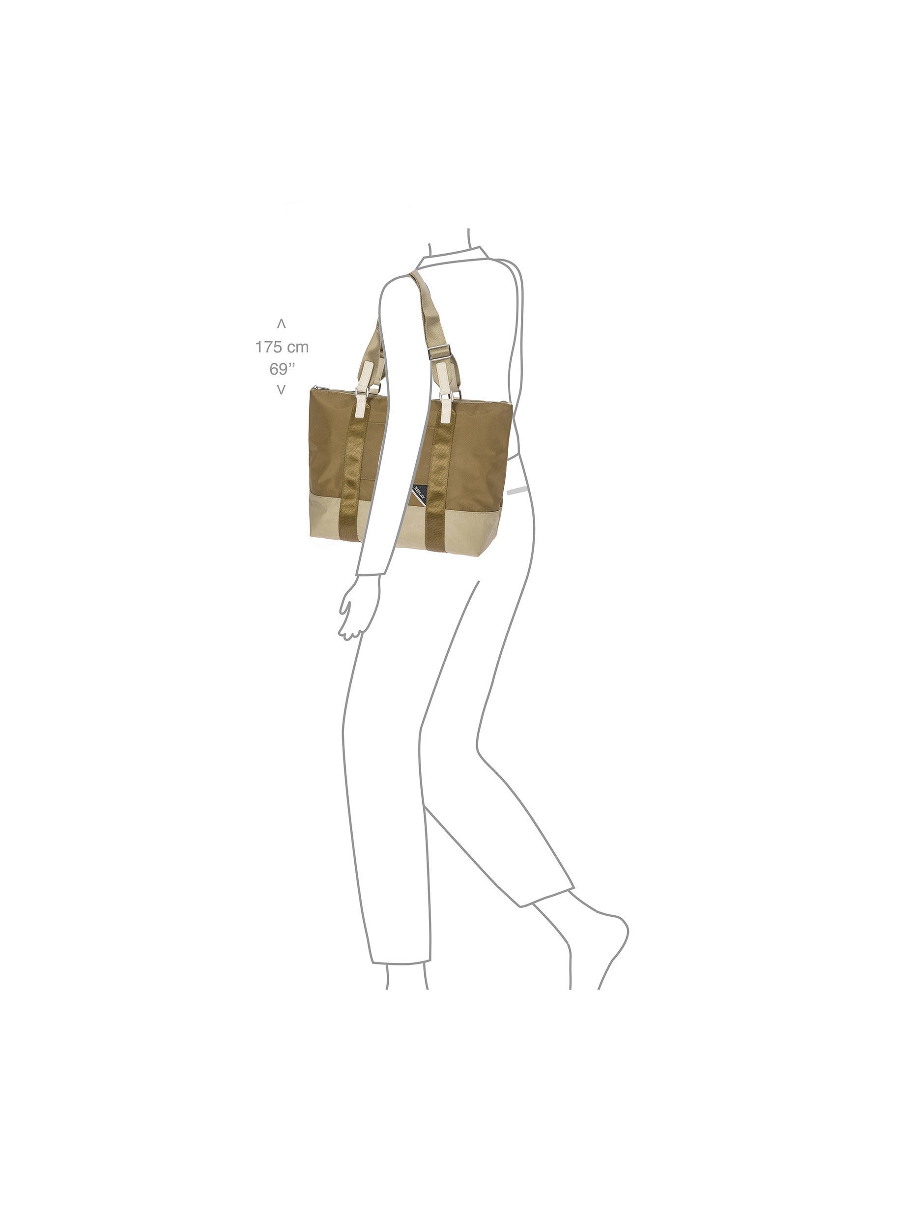 bric-s-milano-replay-sportina-grande-3-en-1-sac-tissu-recycl image 7