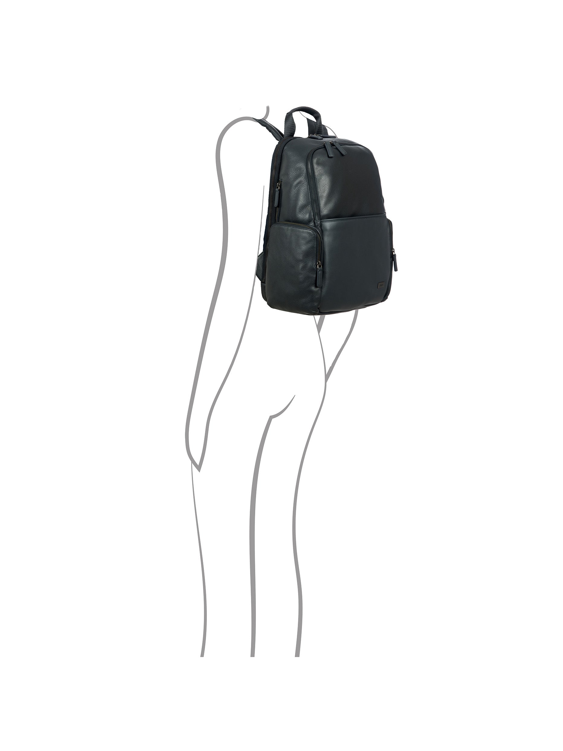 bric-s-milano-torino-sac-dos-business-l-cuir-extensible-pc-usb image 6