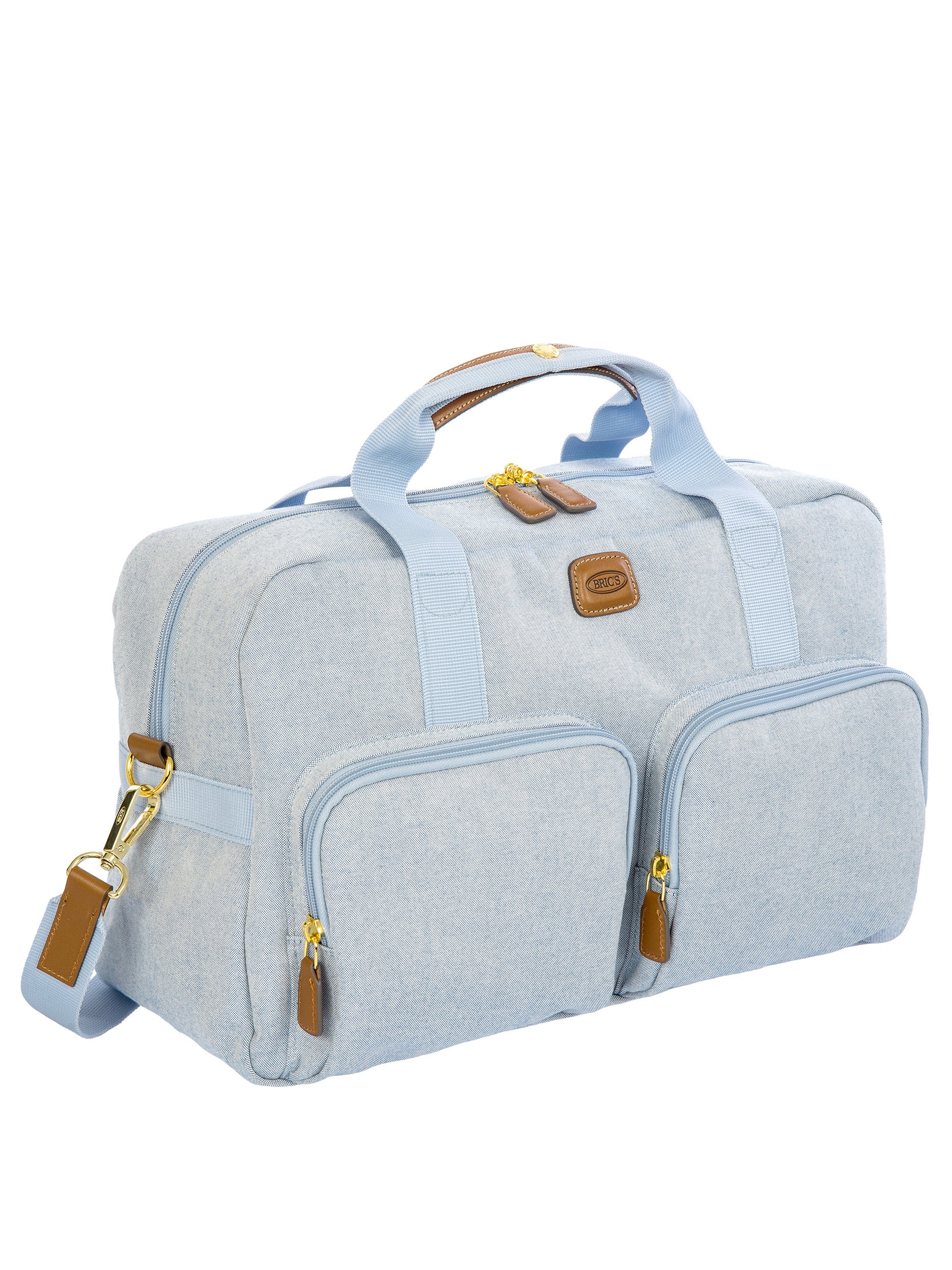 bric-s-milano-volterra-trama-sac-de-voyage-cuir-et-canvas image 7
