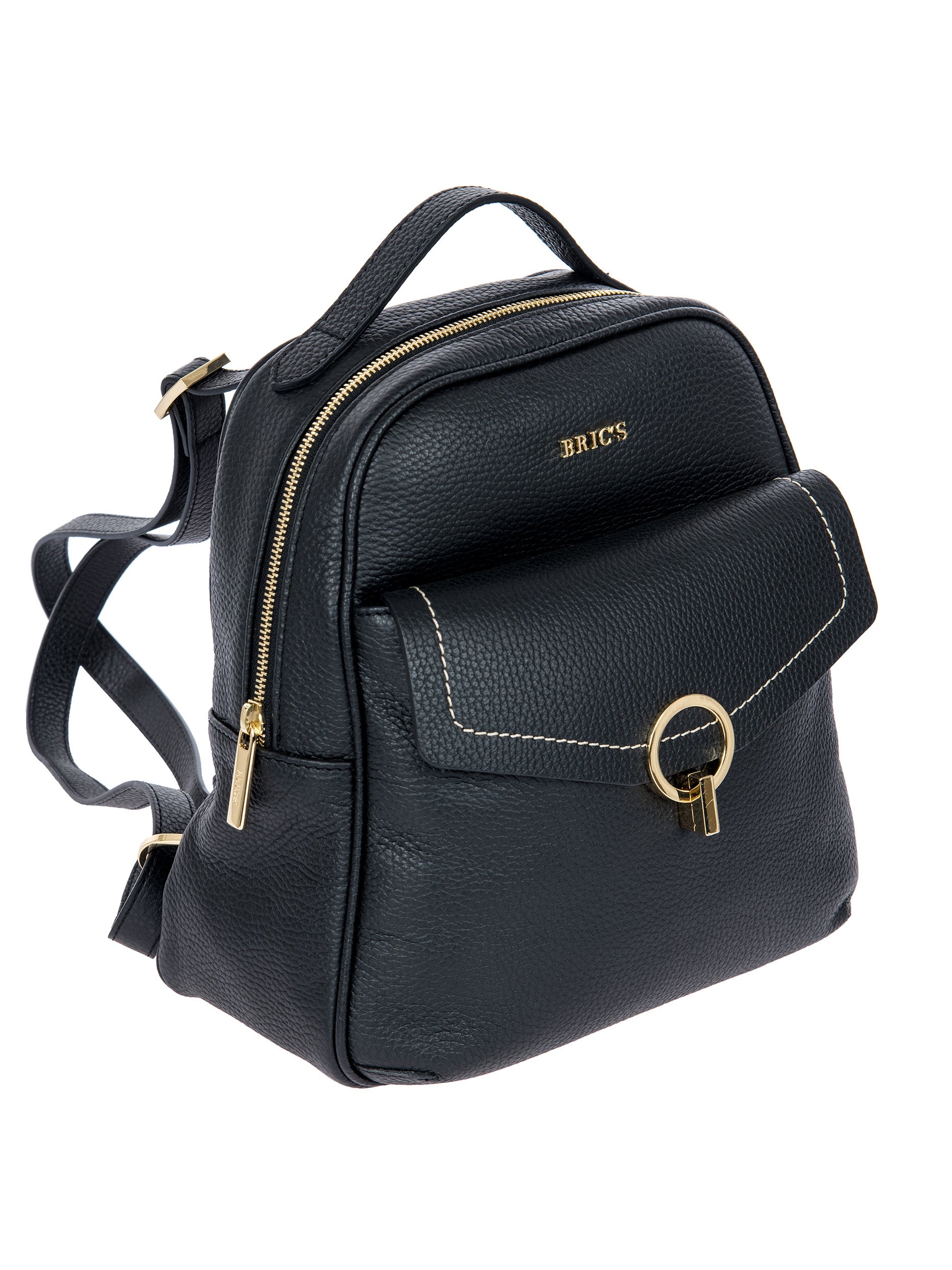 bric-s-milano-gondola-zaino-cuir-bacca-sac-dos-femme image 7