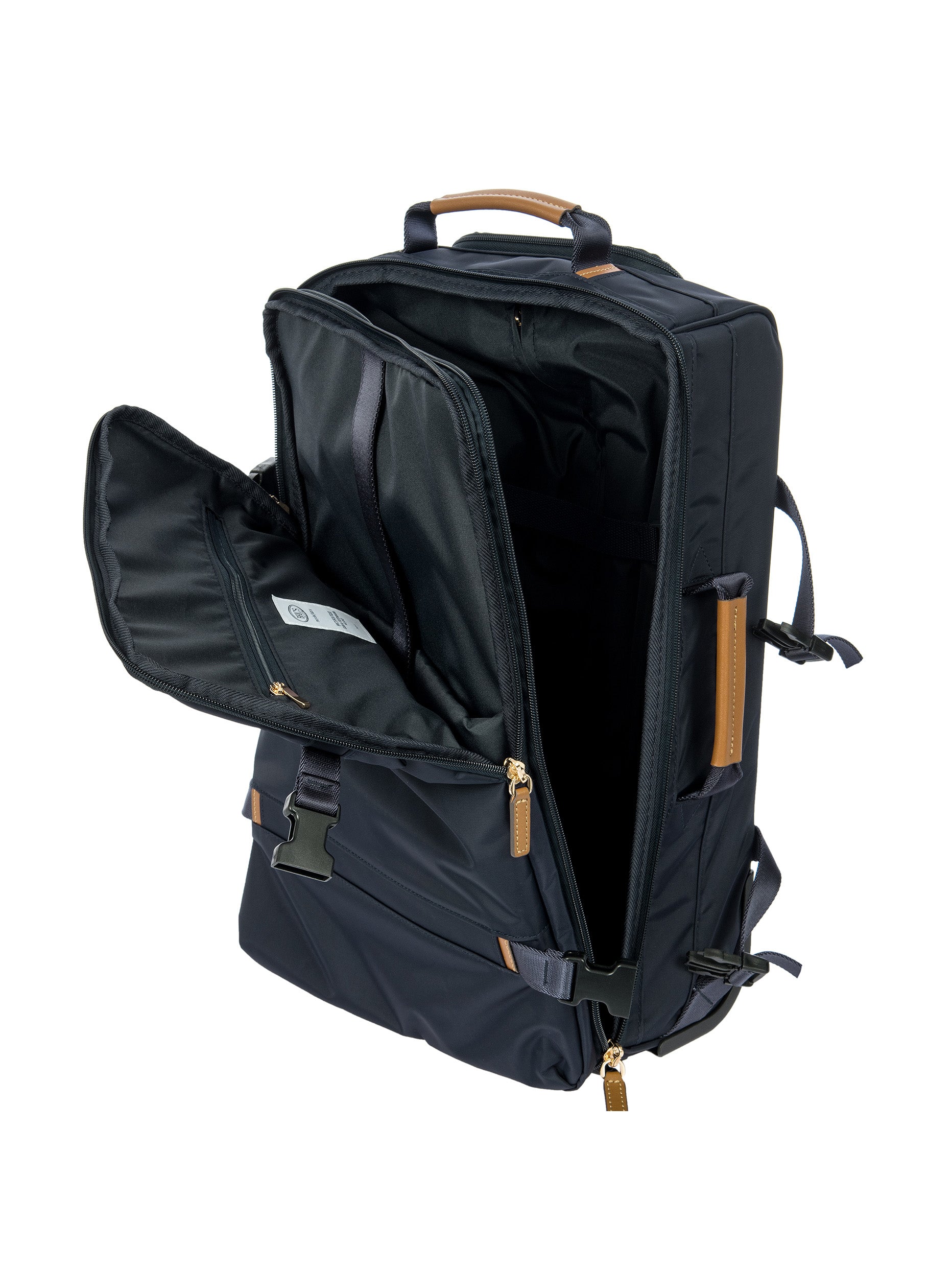 bric-s-milano-x-collection-zaino-trolley-2-en-1-tissu-recycl-hydrofuge image 5