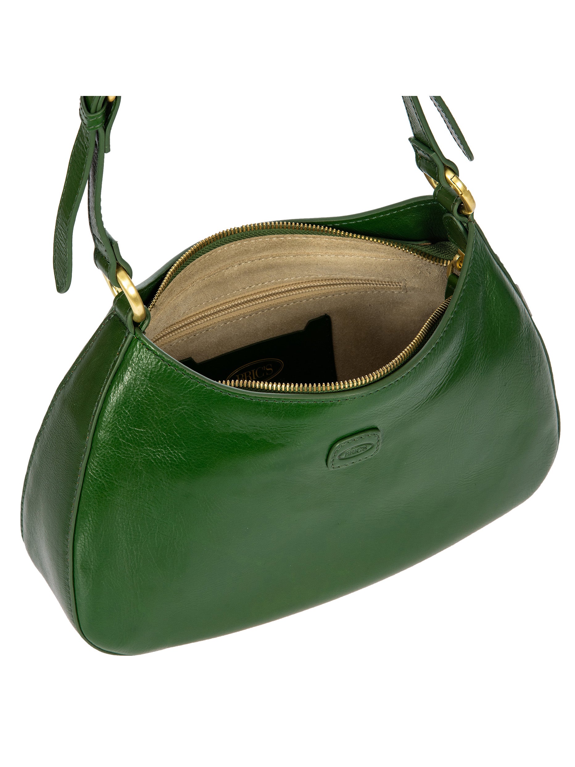 bric-s-volterra-sac-bandouli-re-cuir-compact-zip-dor image 5