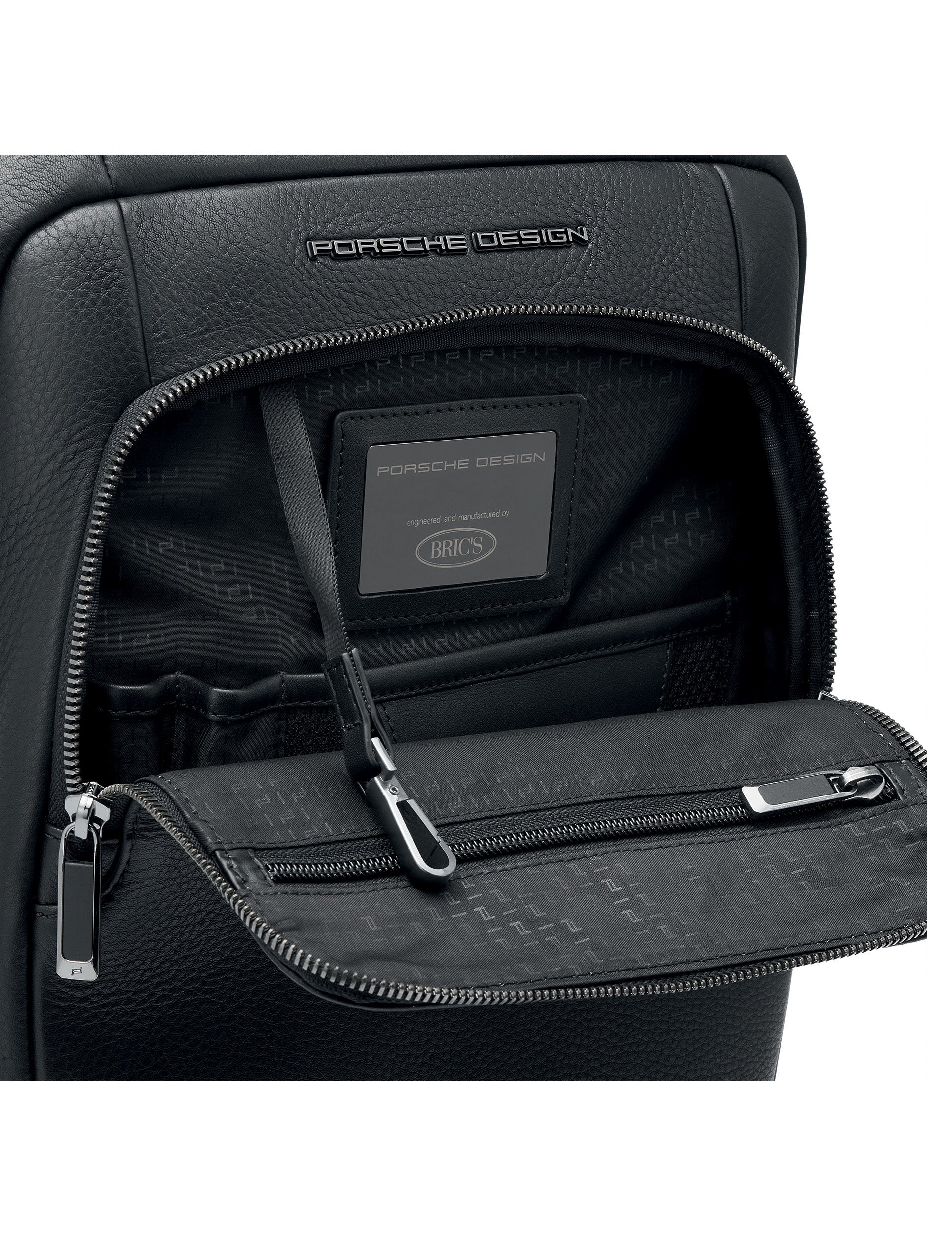 bric-s-milano-porsche-design-roadster-leather-sac-dos-xs image 4