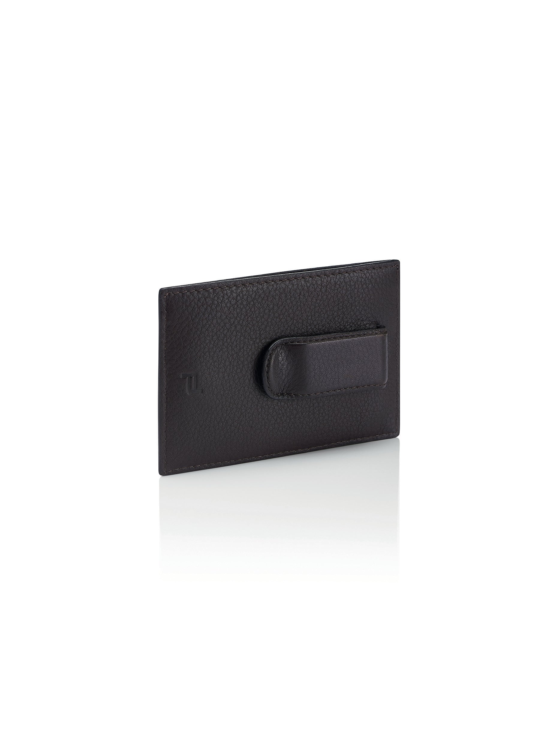 bric-s-milano-business-cardholder-2-with-money-clip-en-cuir-grain image 3