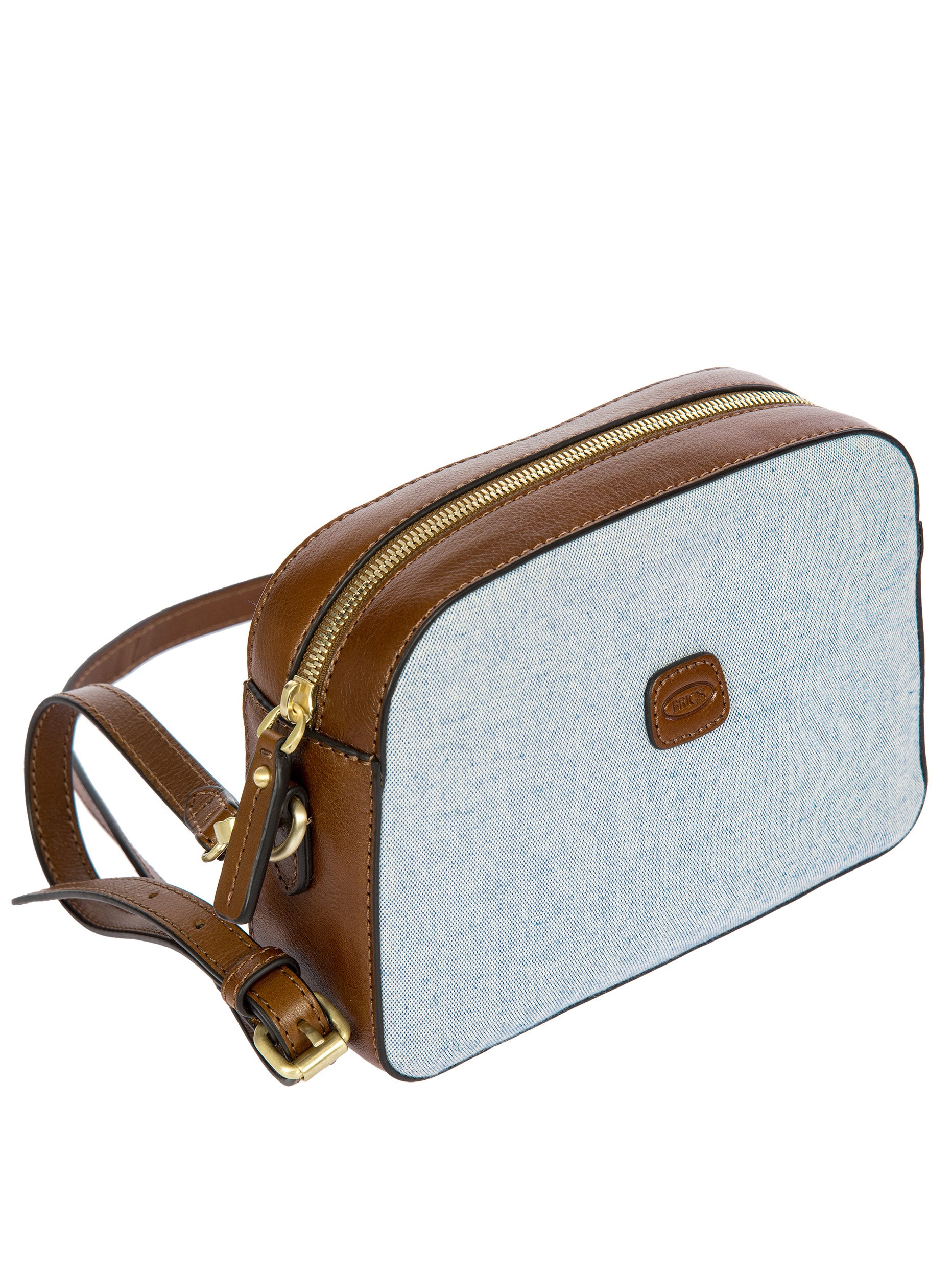 bric-s-milano-volterra-trama-petit-sac-bandouli-re-cuir-canvas image 2