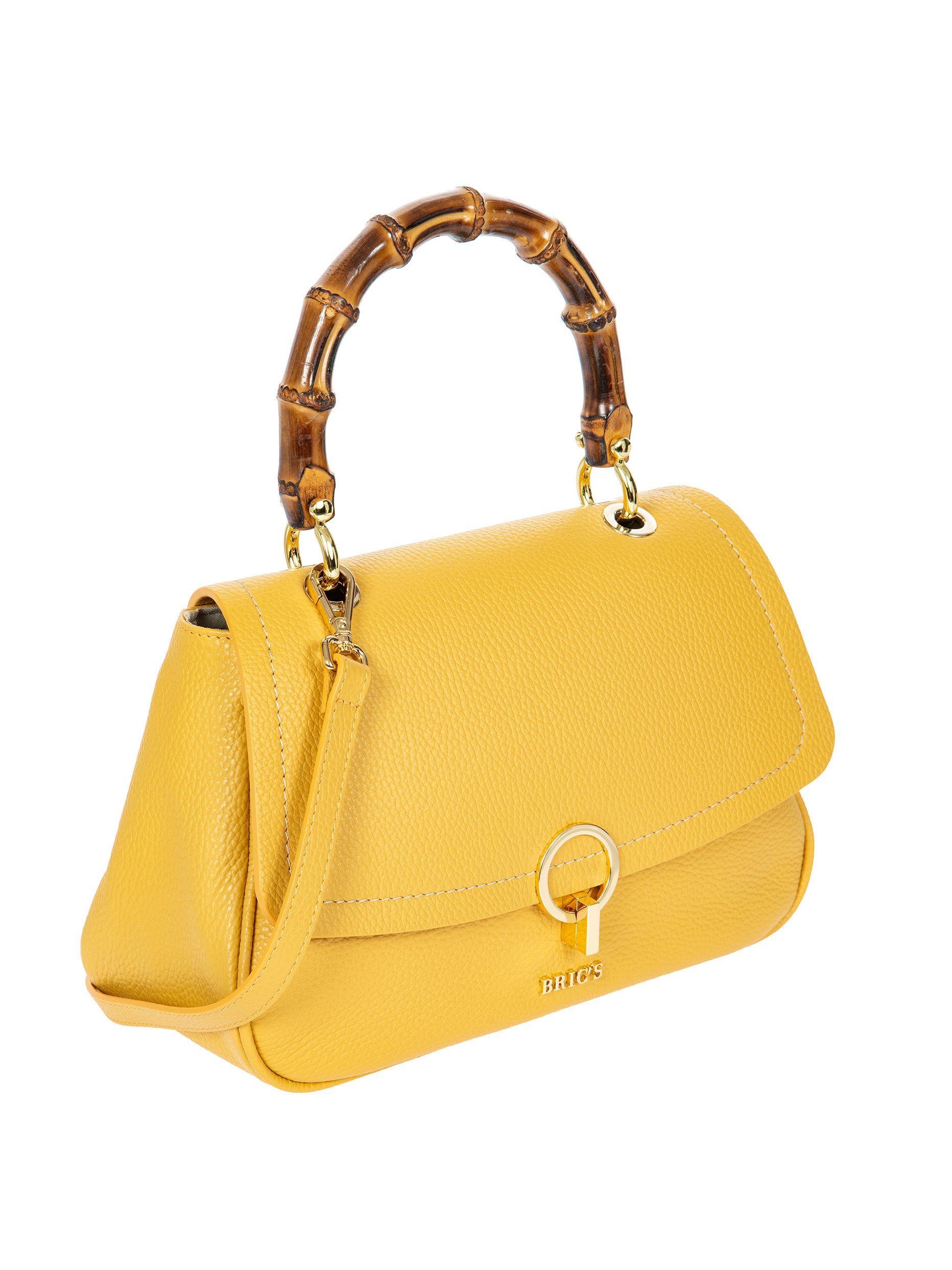 bric-s-milano-gondola-girasole-sac-main-cuir-bambou image 7