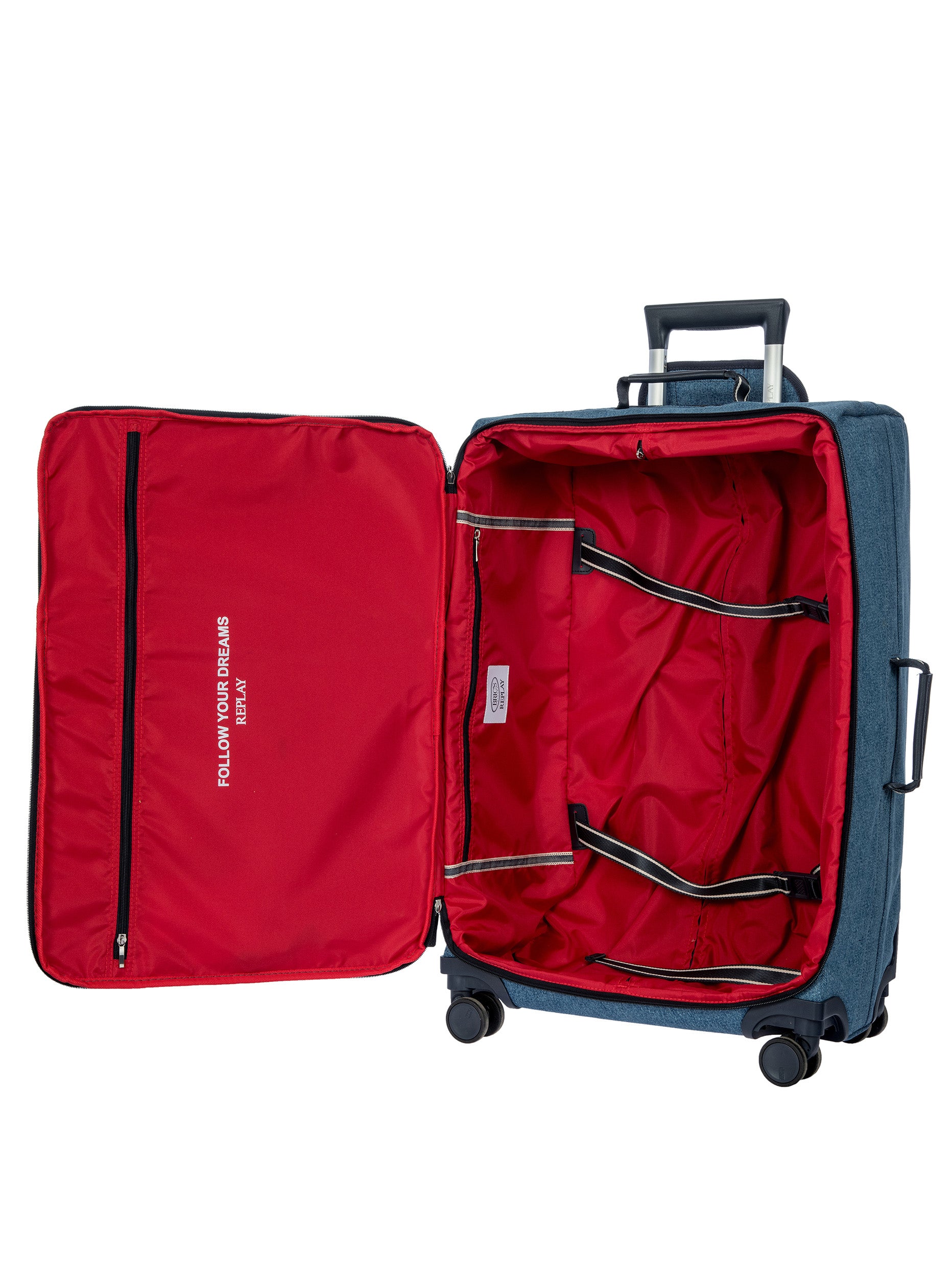 bric-s-milano-replay-trolley-moyen-denim-tanche image 5