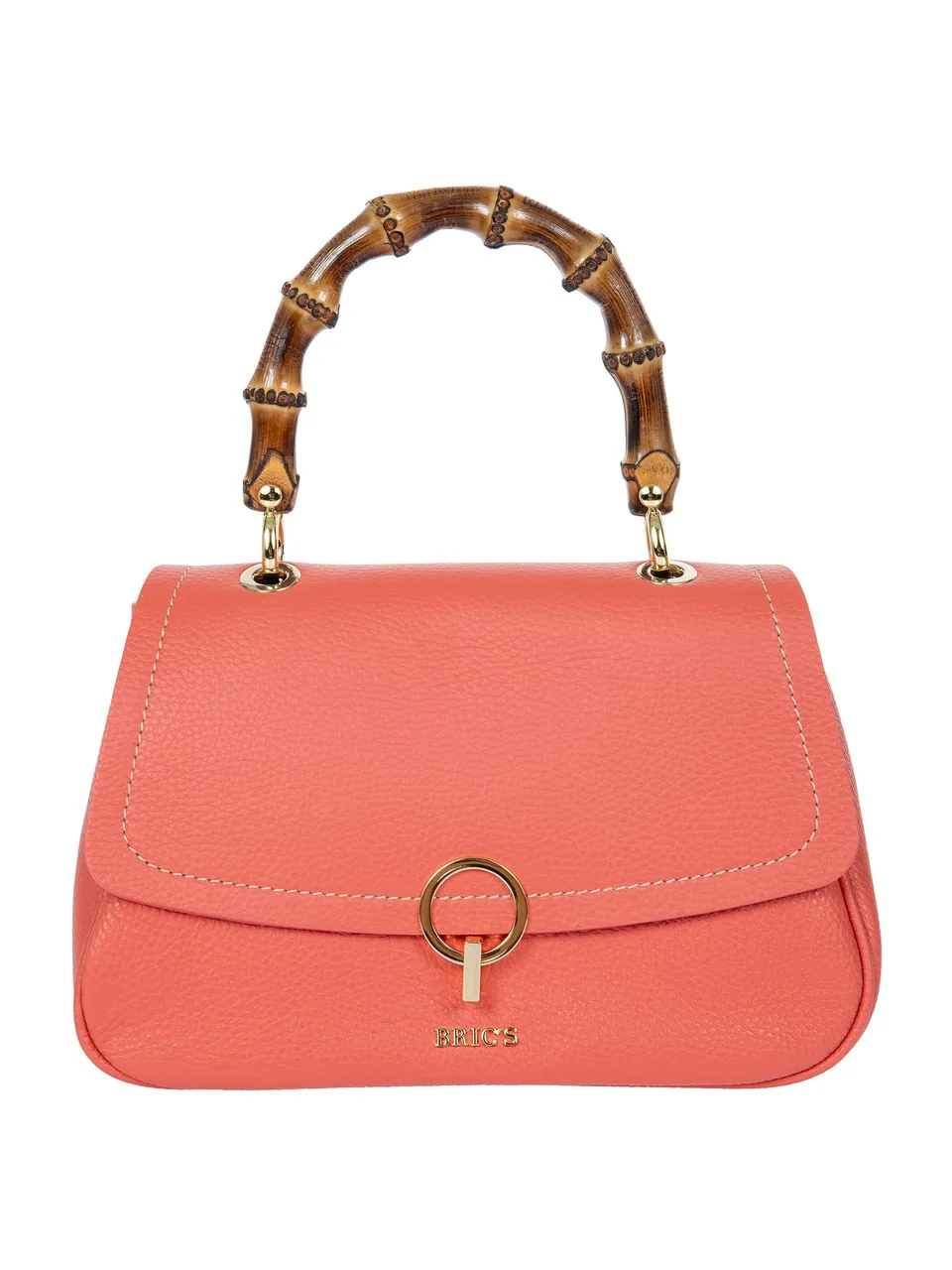 bric-s-milano-gondola-girasole-sac-main-cuir-bambou image 1