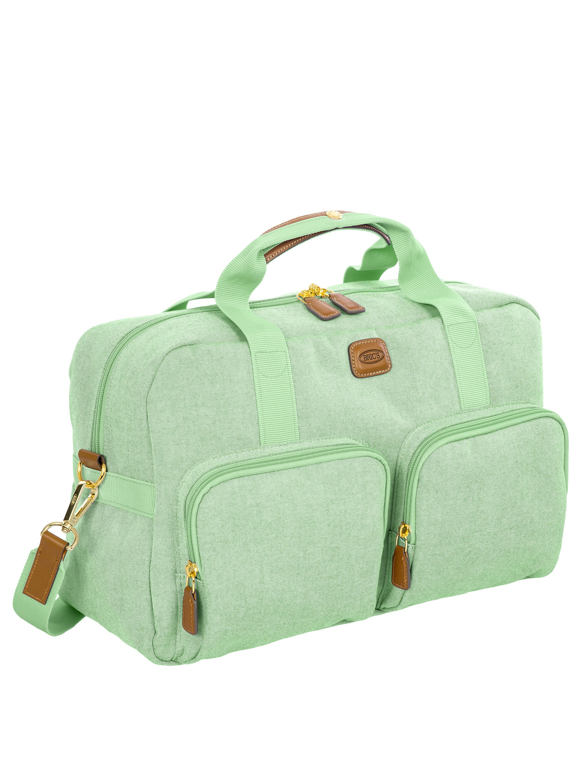 bric-s-milano-volterra-trama-sac-de-voyage-cuir-et-canvas image 2