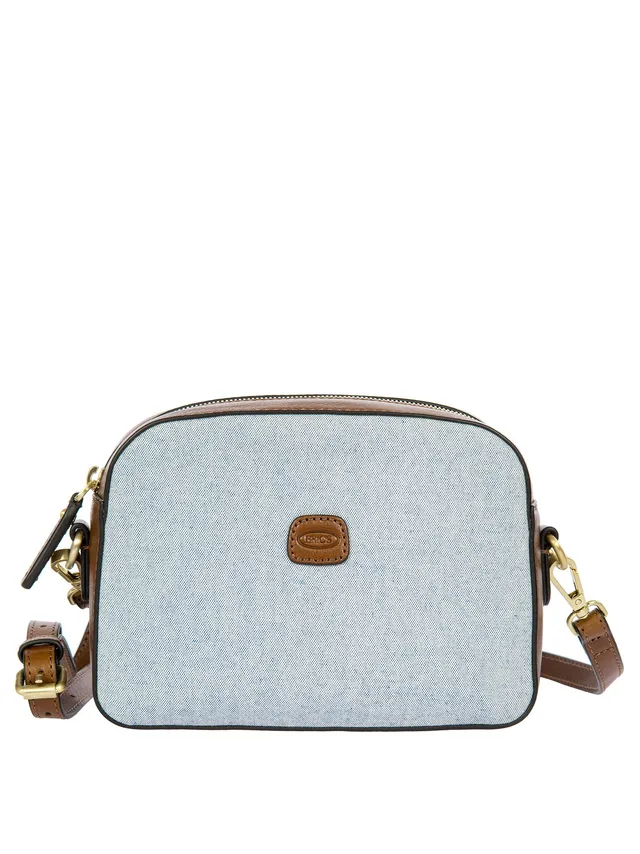 bric-s-milano-volterra-trama-petit-sac-bandouli-re-cuir-canvas image 1