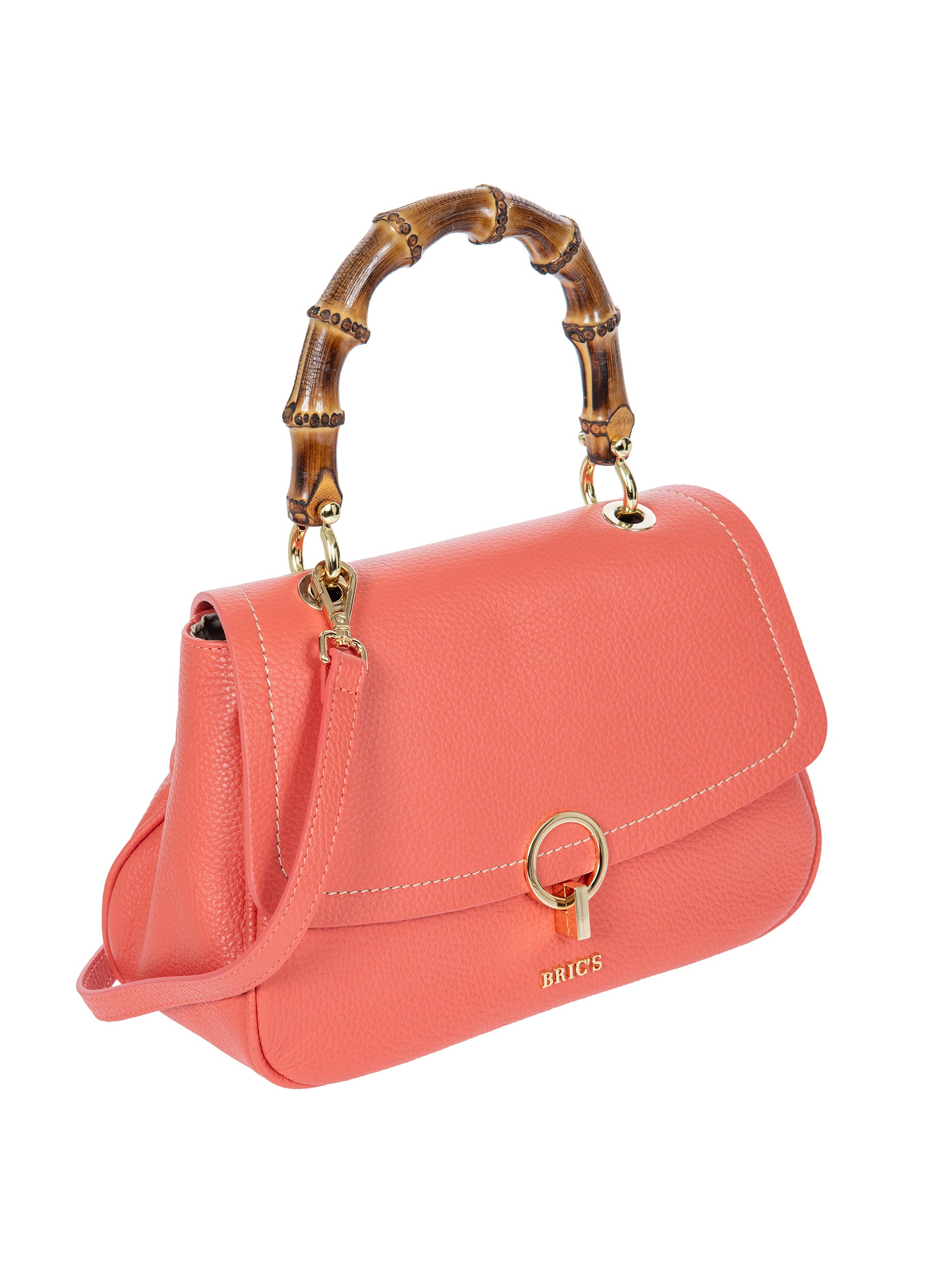 bric-s-milano-gondola-girasole-sac-main-cuir-bambou image 2