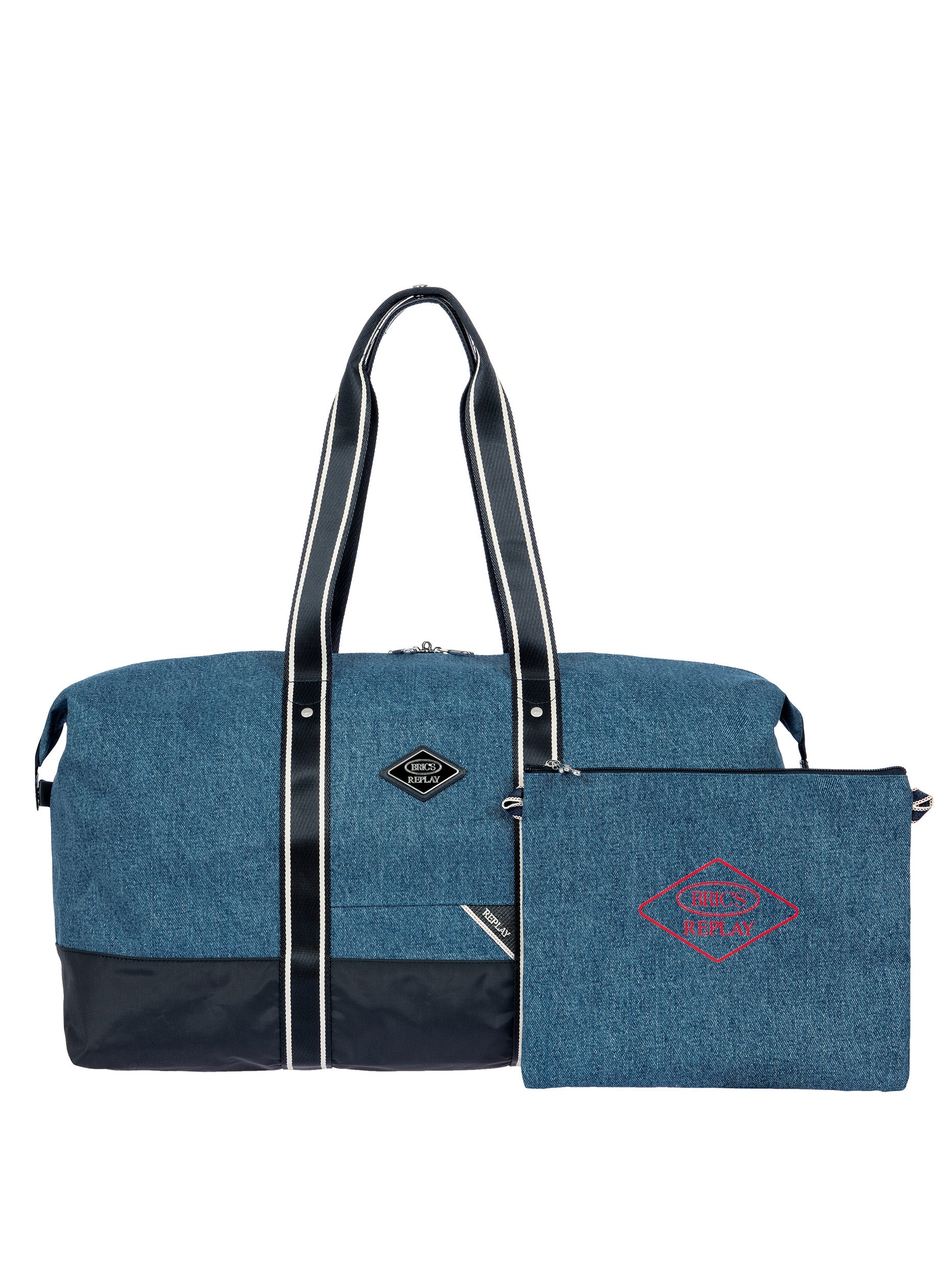 bric-s-x-replay-borsone-grand-2-en-1-denim-d-perlant image 4