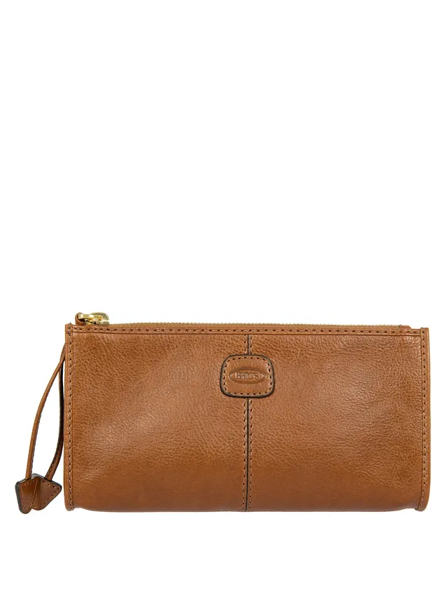 bric-s-milano-volterra-pochette-cuir-nabuk-dor image 1