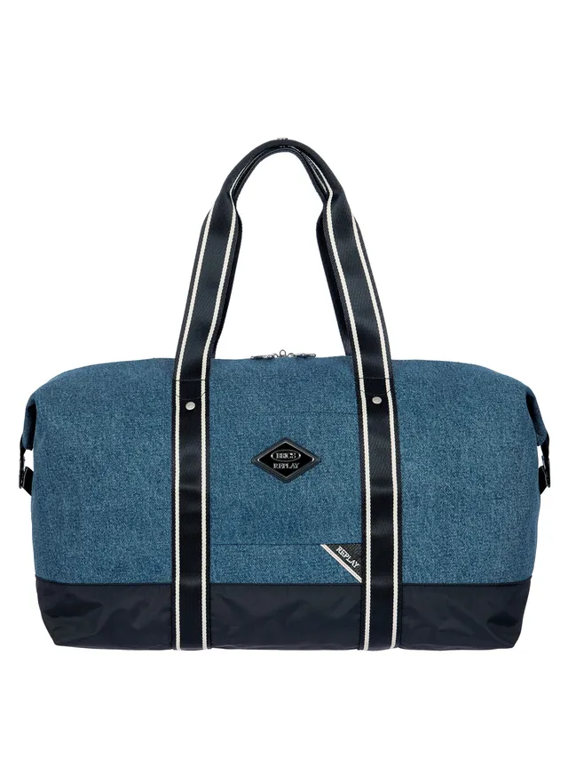 bric-s-milano-replay-borsone-moyen-2en1-denim image 1