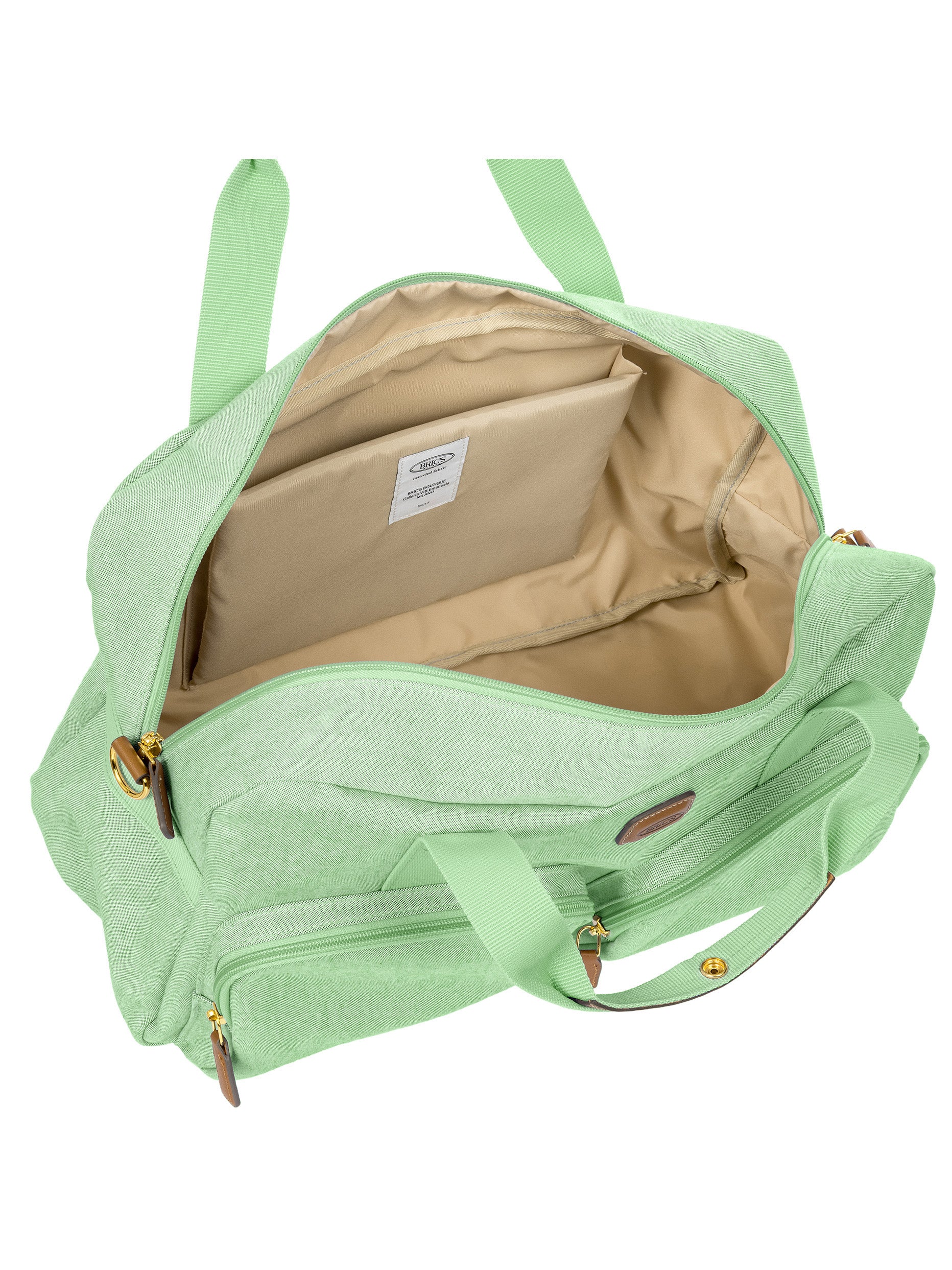 bric-s-milano-volterra-trama-sac-de-voyage-cuir-et-canvas image 5