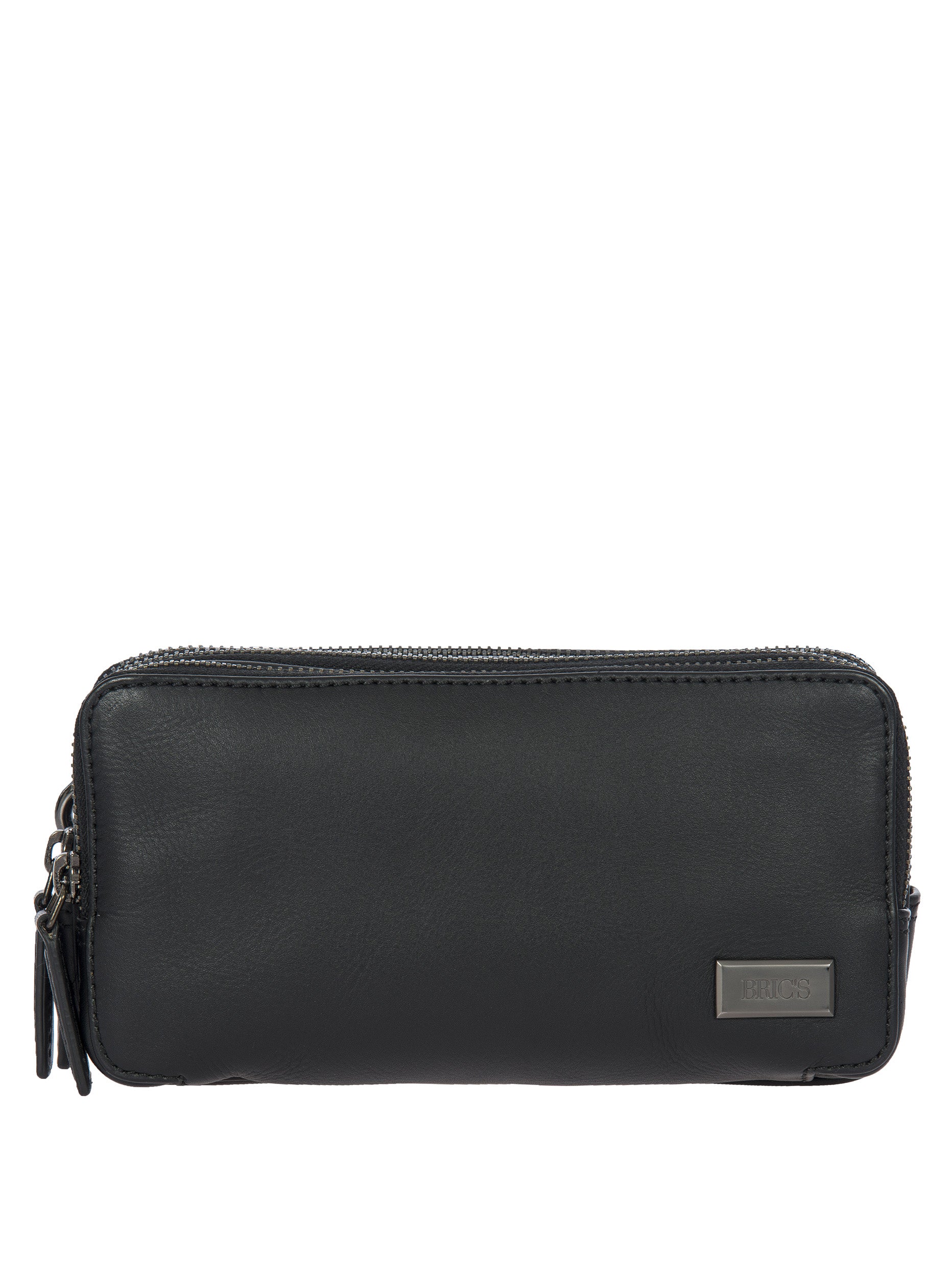 bric-s-milano-torino-pochette-cuir-3-zips-avec-dragonne image 1