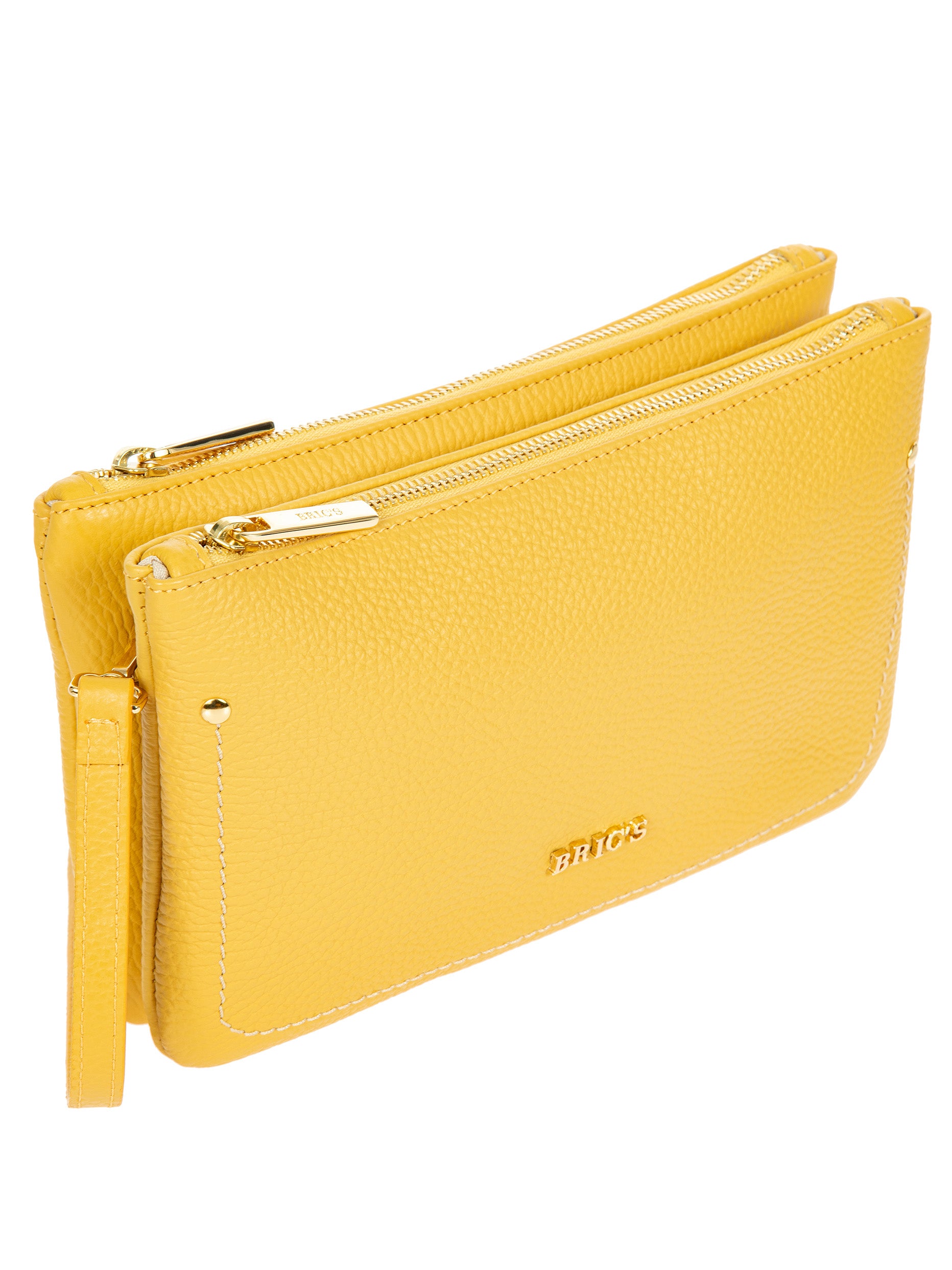 bric-s-milano-borsa-violetta-cuir-2-zip-bandouli-re image 2