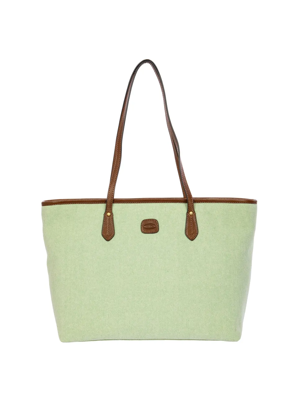 bric-s-milano-volterra-trama-borsa-shopping-grande-cuir-et-canvas-antigoutte image 1