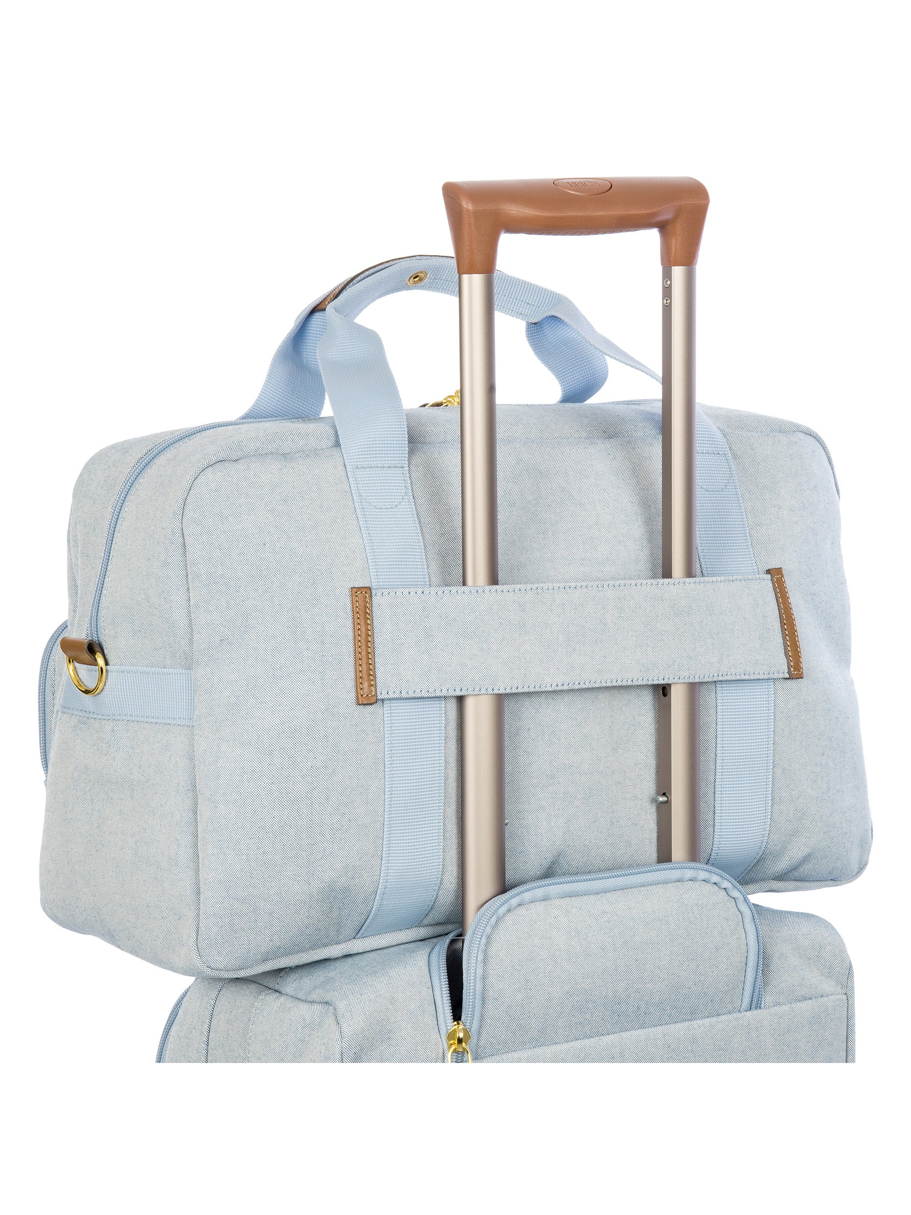 bric-s-milano-volterra-trama-sac-de-voyage-cuir-et-canvas image 8
