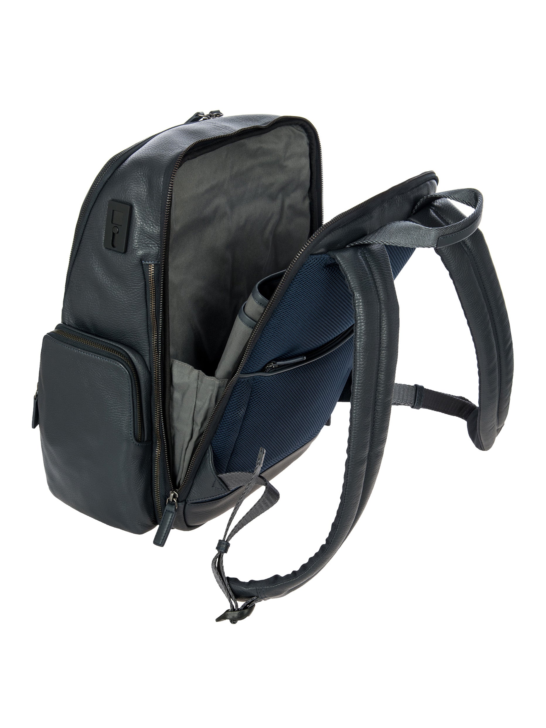 bric-s-milano-torino-sac-dos-business-l-cuir-extensible-pc-usb image 7