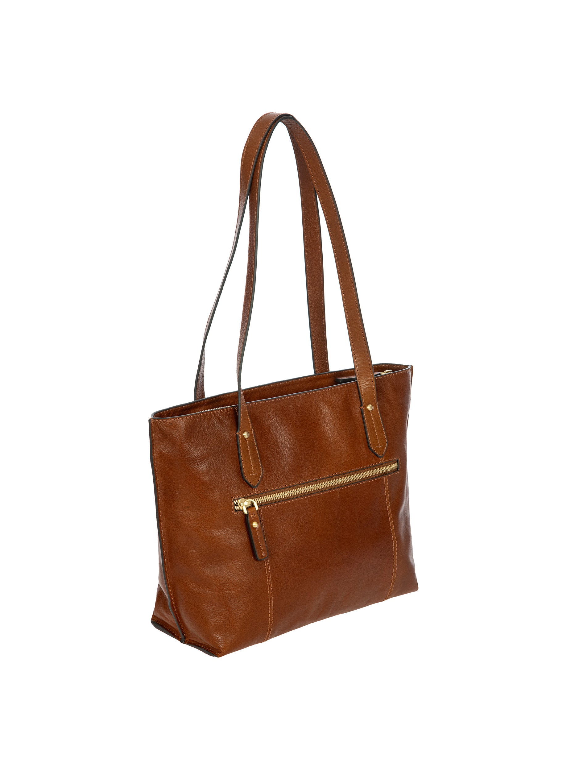 bric-s-milano-volterra-shopping-petite-sac-shopping-cuir image 3